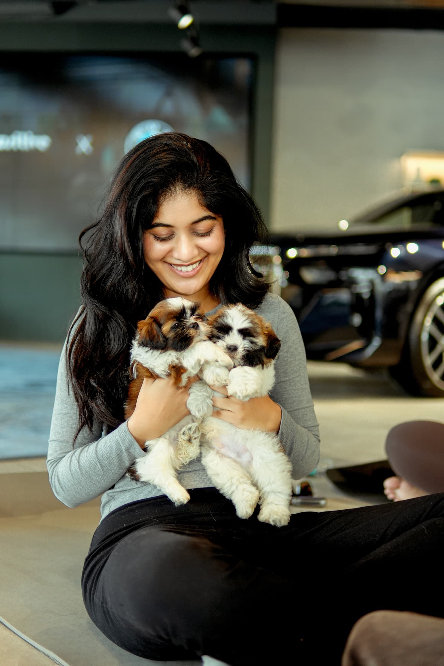 Puppy yoga Vijayawada | Slide 2